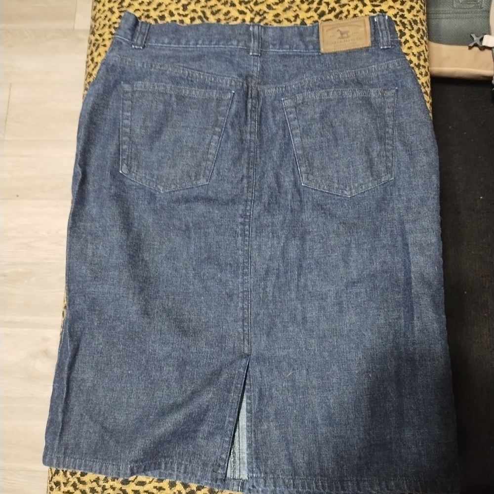 Lauren Jeans Co. Denim Skirt - Picture 5 of 6